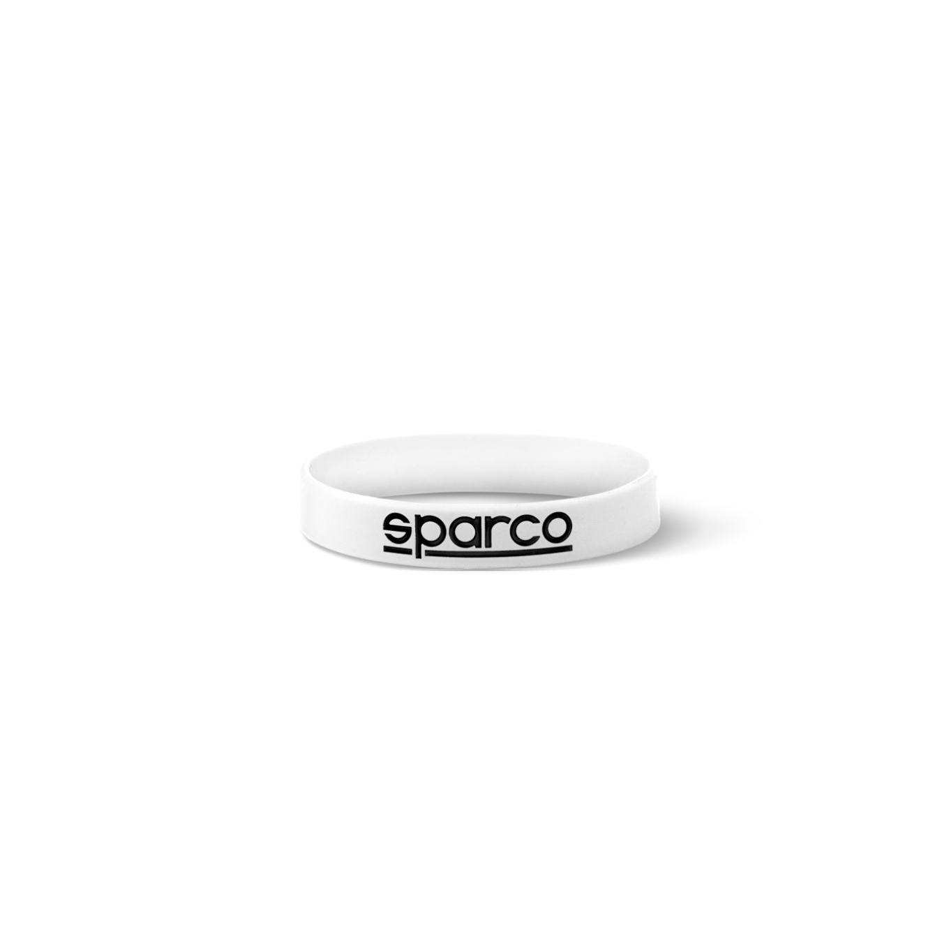 Lot de 10 bracelets en silicone SPARCO Blanc