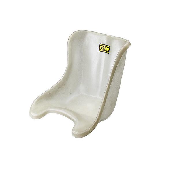 Siège karting OMP fibre transparente pour fond plat 32 cm