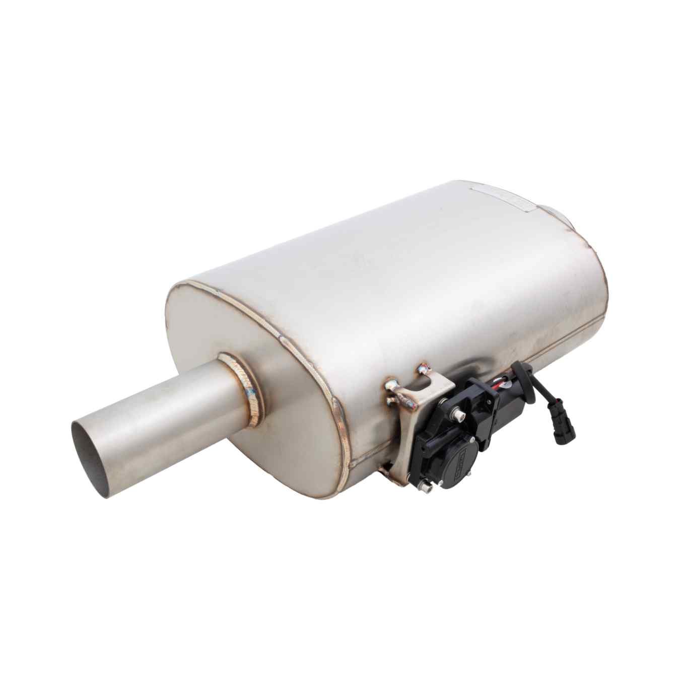 Silencieux ovale universel à clapet 76 mm vers 76 mm XFORCE VMK41-300