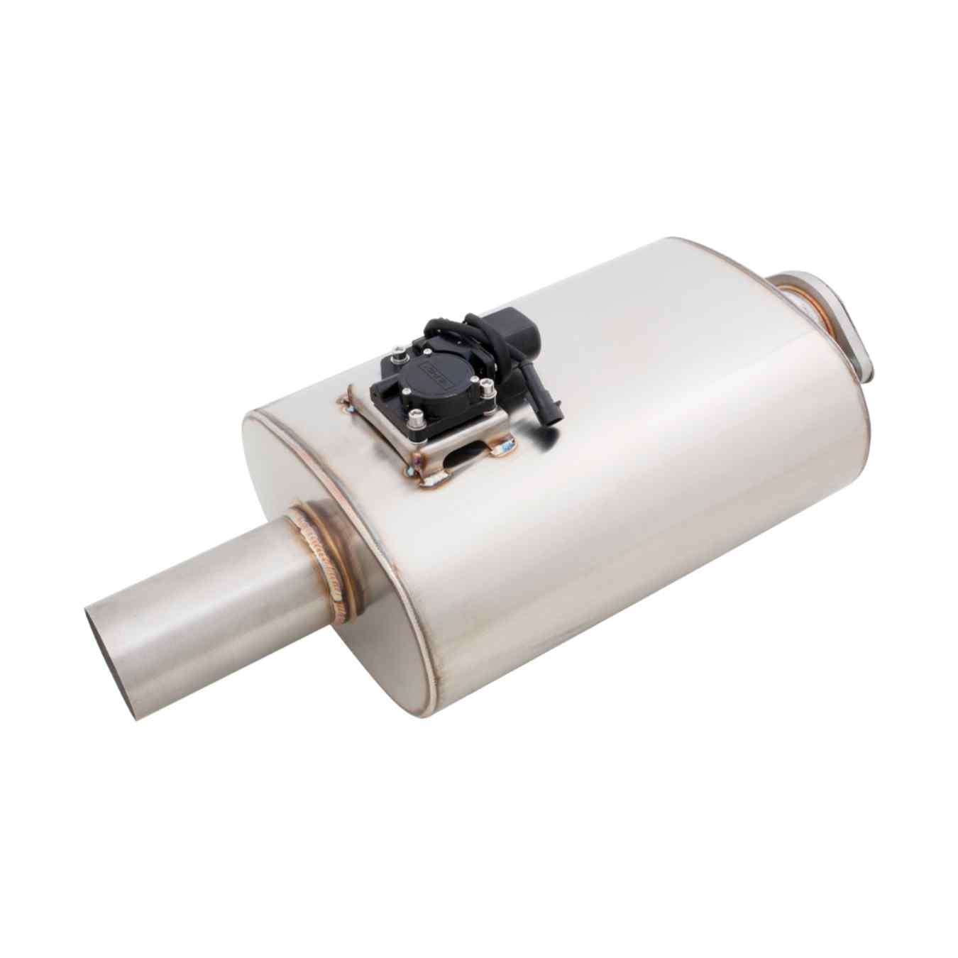 Silencieux ovale universel à clapet 89 mm vers 89 mm XFORCE VMK11-350