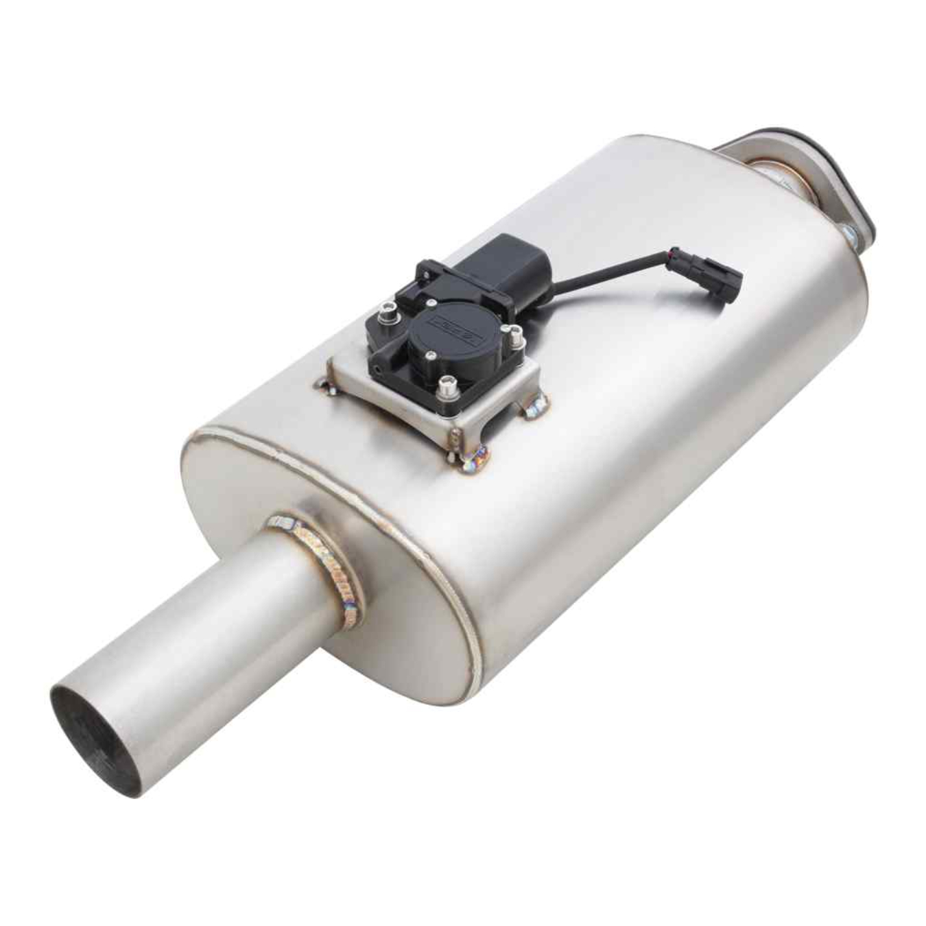 Silencieux ovale universel à clapet XFORCE 63,5 mm vers 63,5 mm VMK10-250