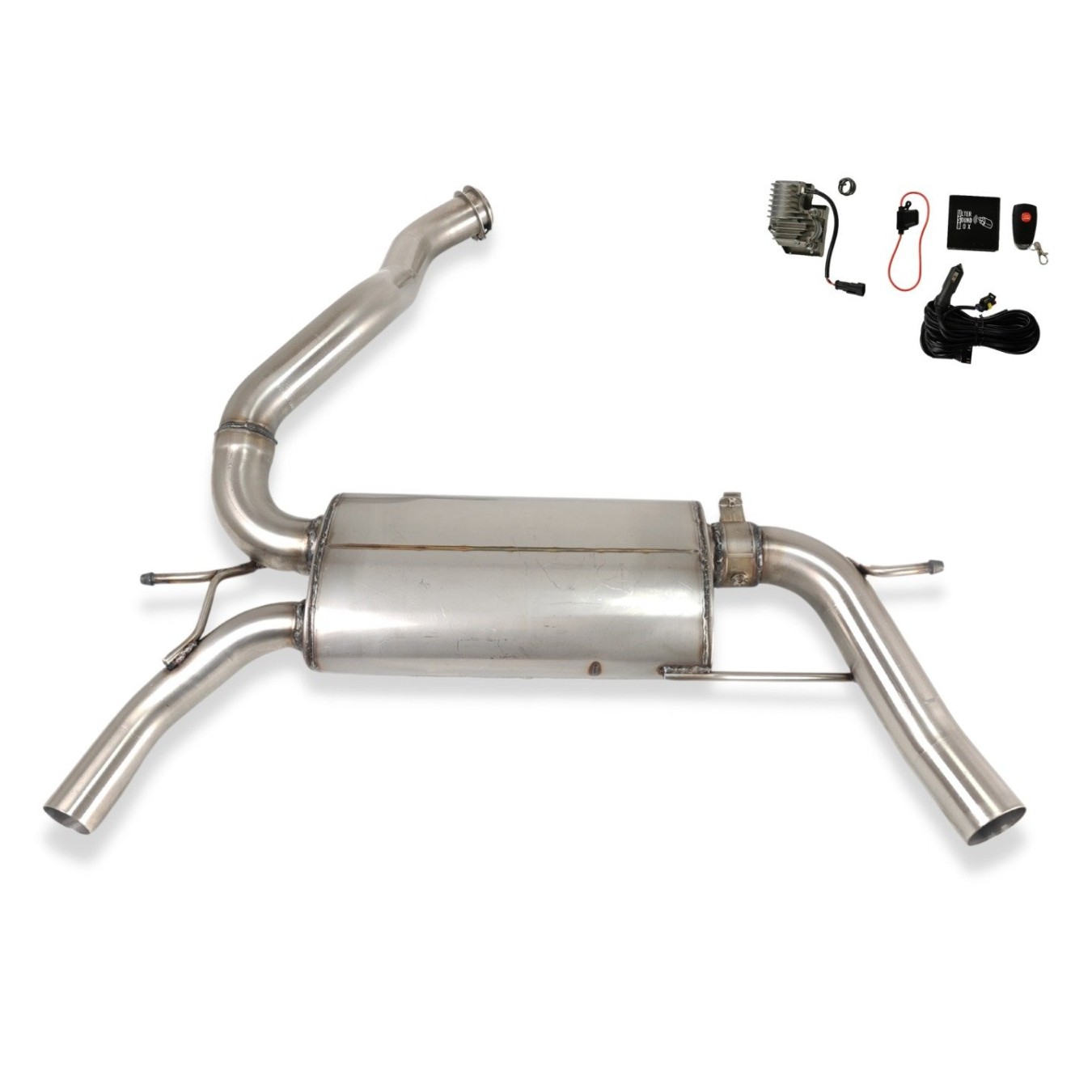 Silencieux Ulter acier Renault Clio IV 2012-2021 + valve