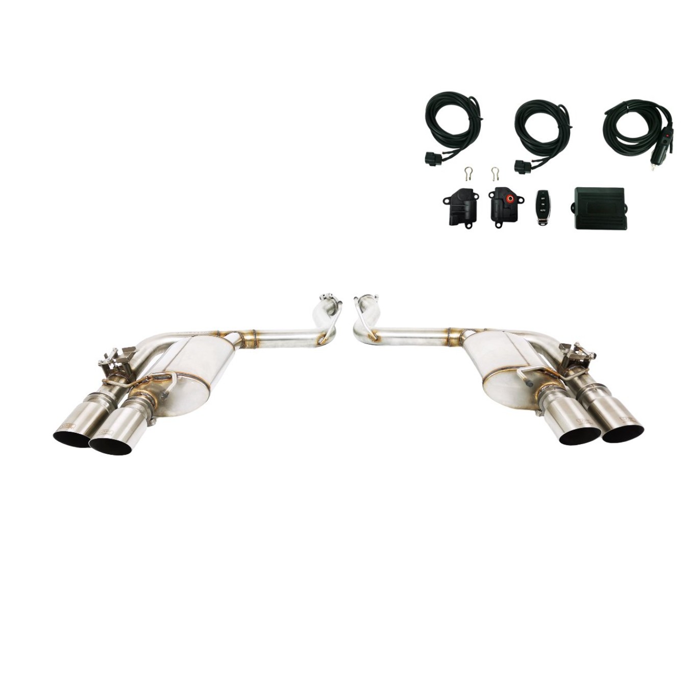 Silencieux Ulter Inox Ford Mustang Mk6 2014-2017 + valve