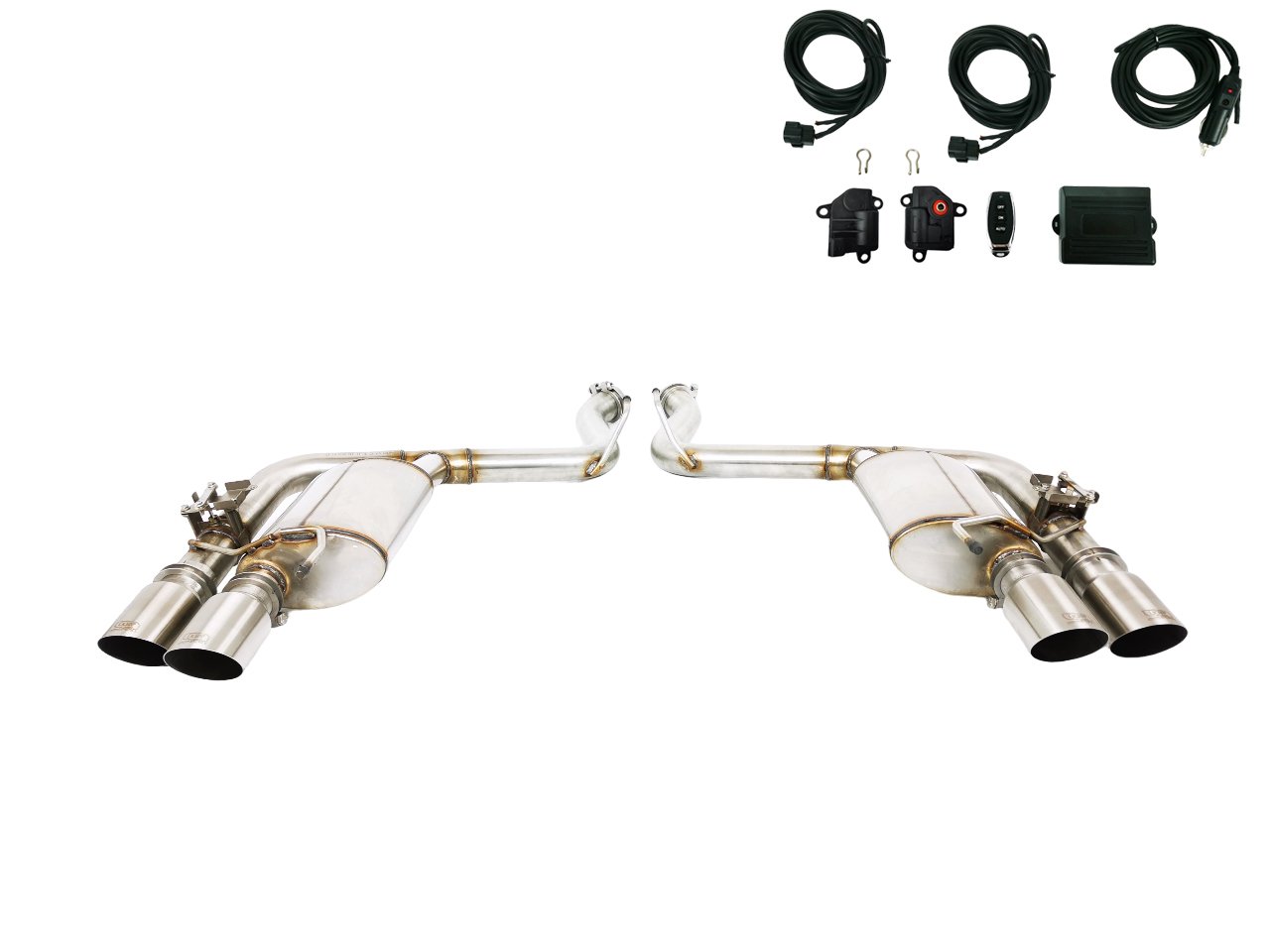 Silencieux Ulter Inox Ford Mustang Mk6 2014-2017 + valve