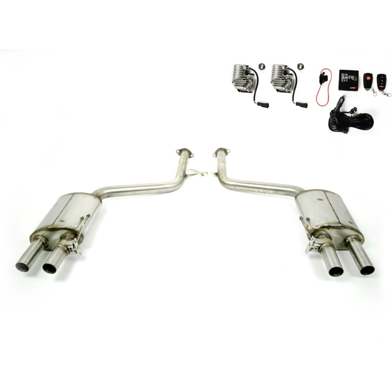 Silencieux Ulter Inox Kia Stinger 2017-2022 + valve