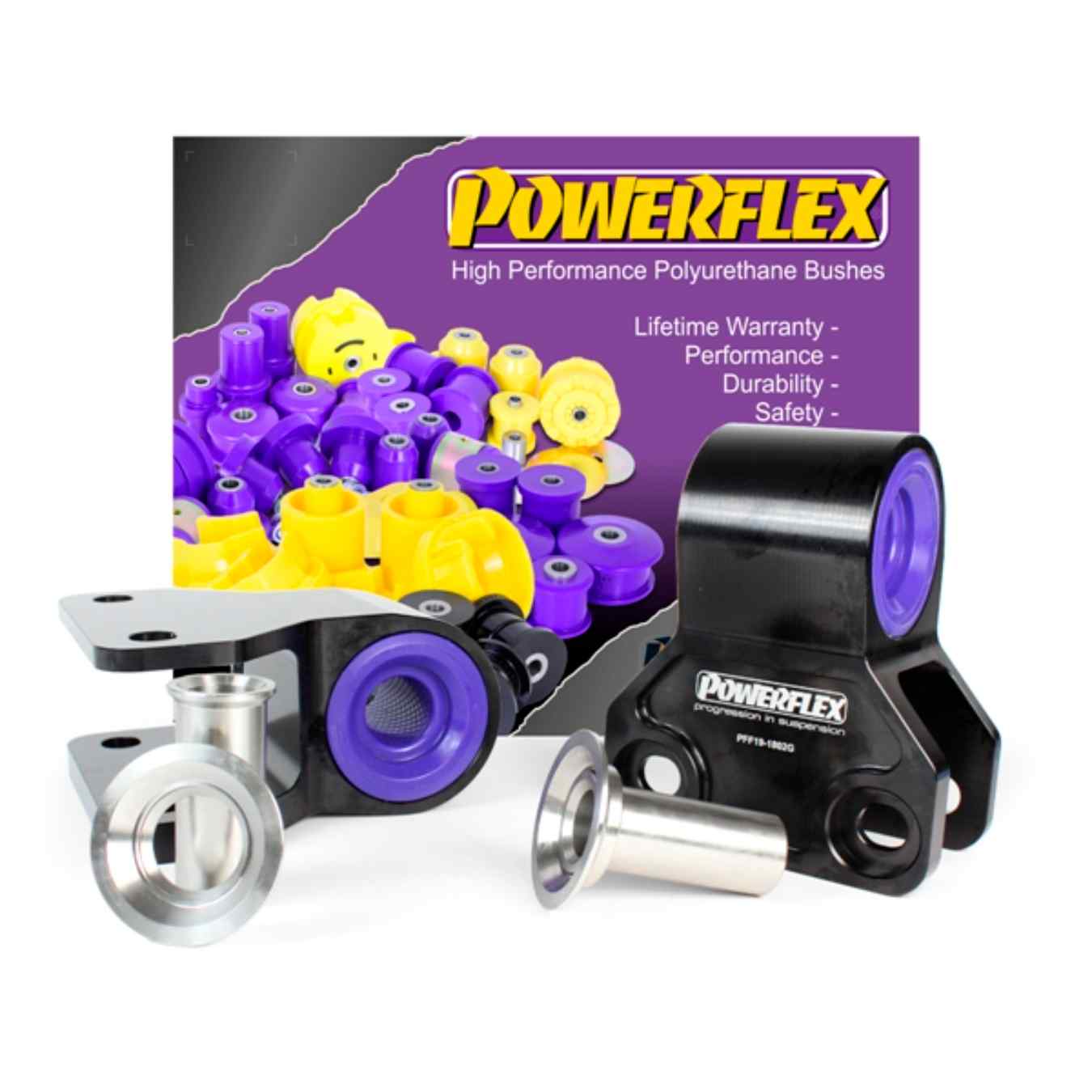 Silent bloc Powerflex anti-lift arrière de bras de suspension avant, chasse additionnelle road series N°2 PFF19-1802G