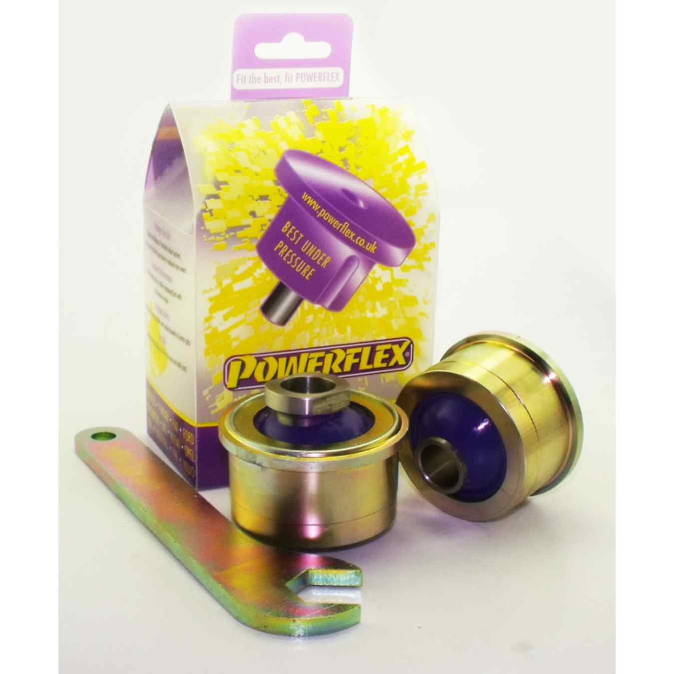 Silent bloc Powerflex anti-lift arrière de bras de suspension avant, chasse réglable road series N°2 PFF69-505G