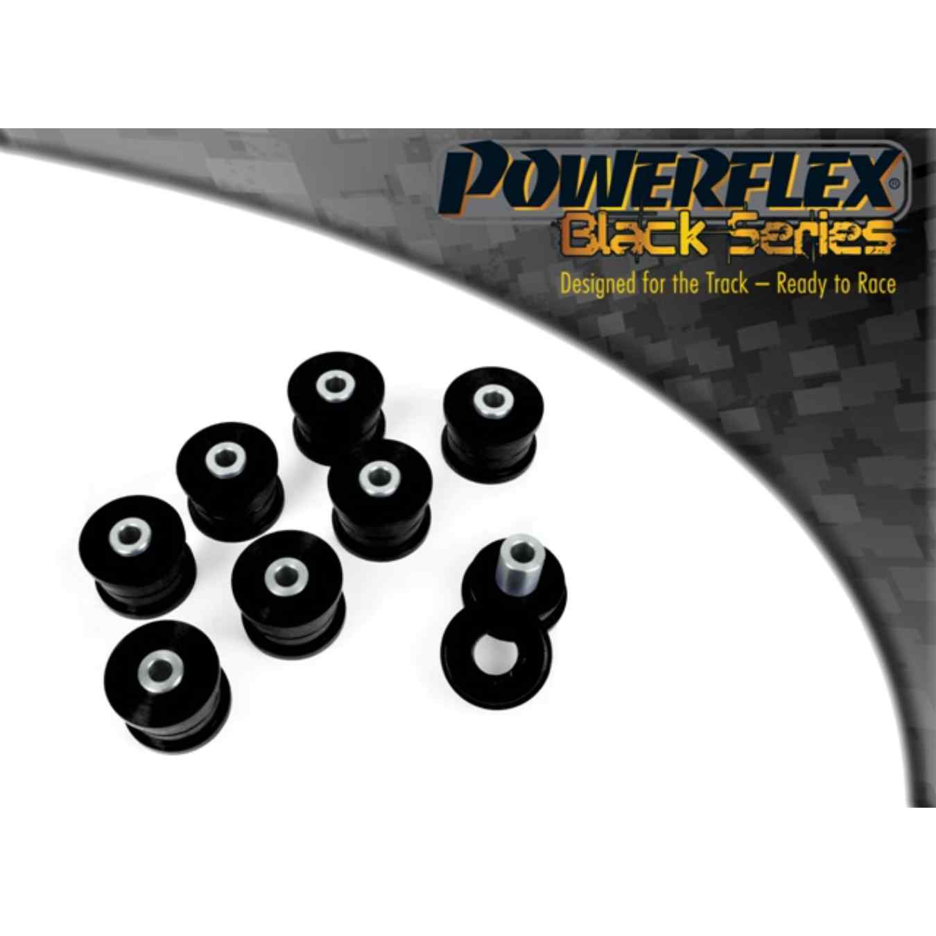 Silent bloc Powerflex arrière d'essieu arrière black series N°10 PFR1-110BLK