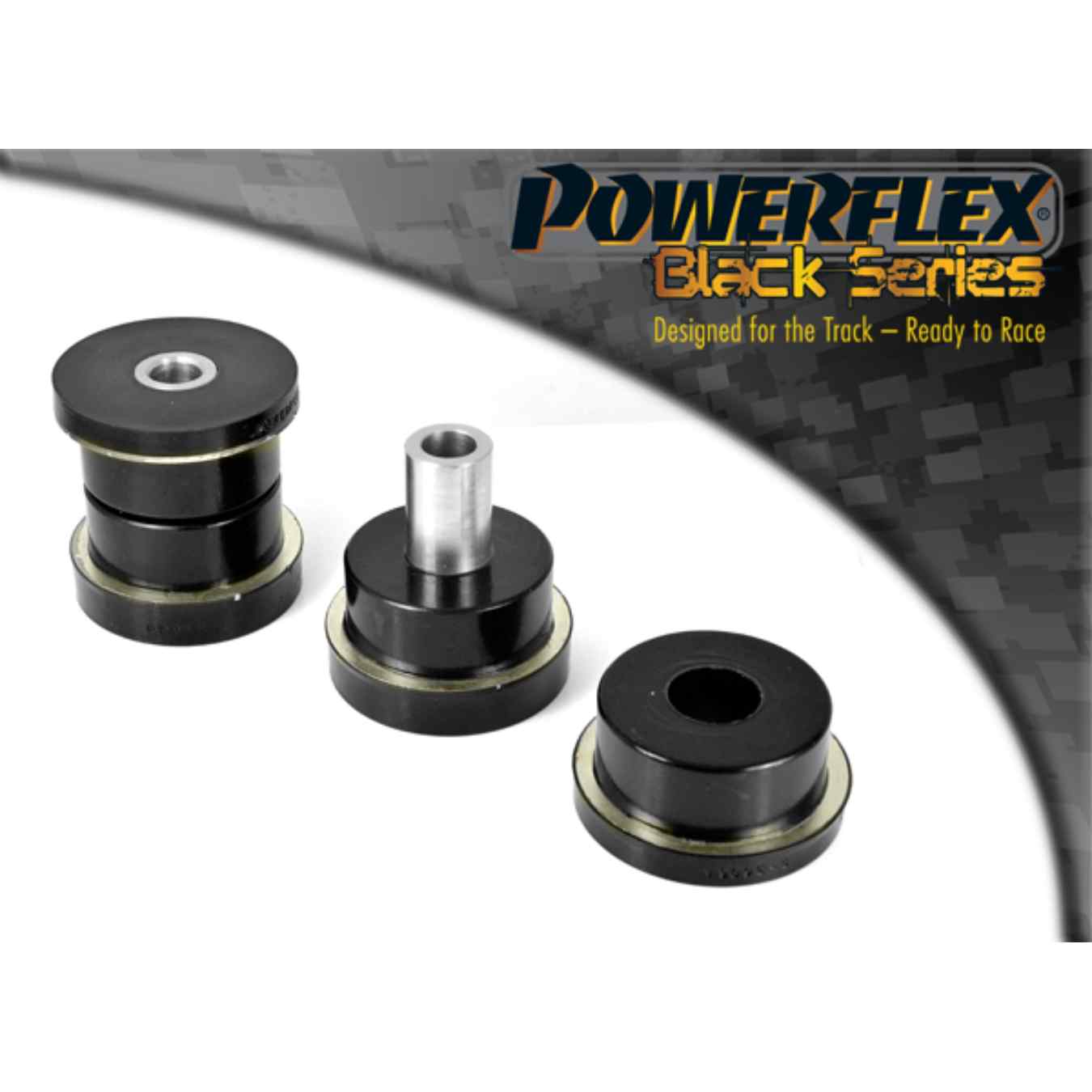 Silent bloc Powerflex arrière de berceau arrière black series N°7 PFR5-3606BLK