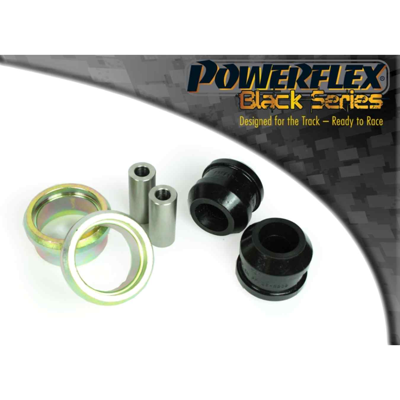 Silent bloc Powerflex arrière de bras de suspension avant black series N°2 PFF19-2202BLK