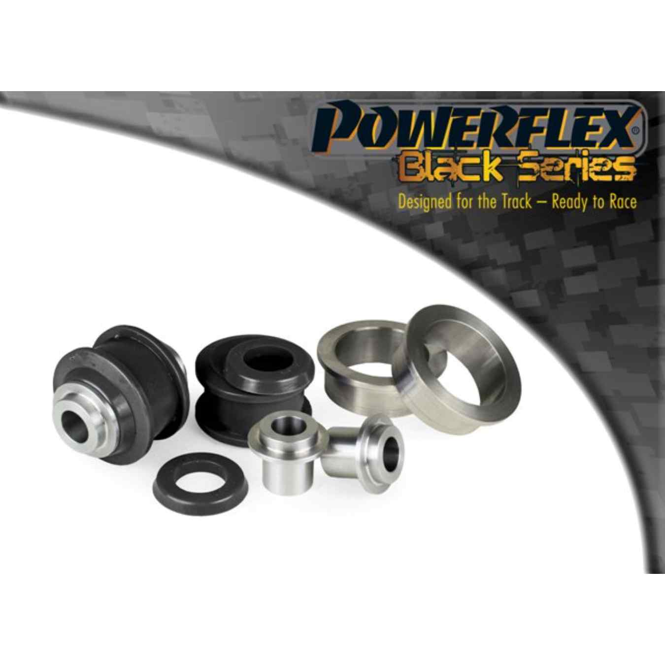 Silent bloc Powerflex arrière de bras de suspension avant black series N°2 PFF12-702BLK