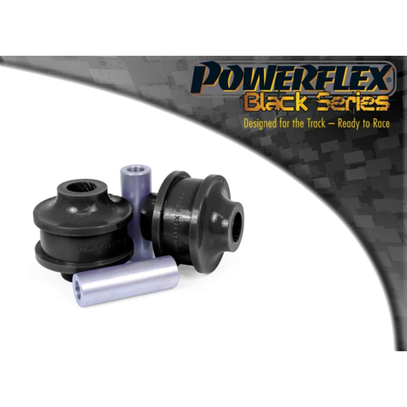 Silent bloc Powerflex arrière de bras de suspension avant black series N°2 PFF16-702BLK