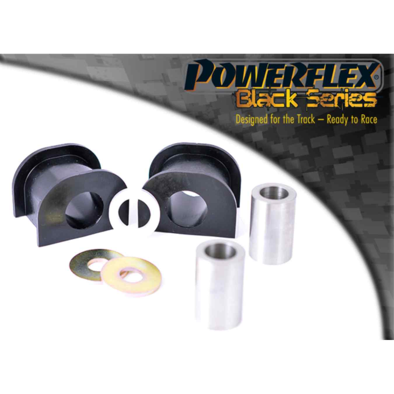 Silent bloc Powerflex arrière de bras de suspension avant black series N°2 PFF57-303BLK