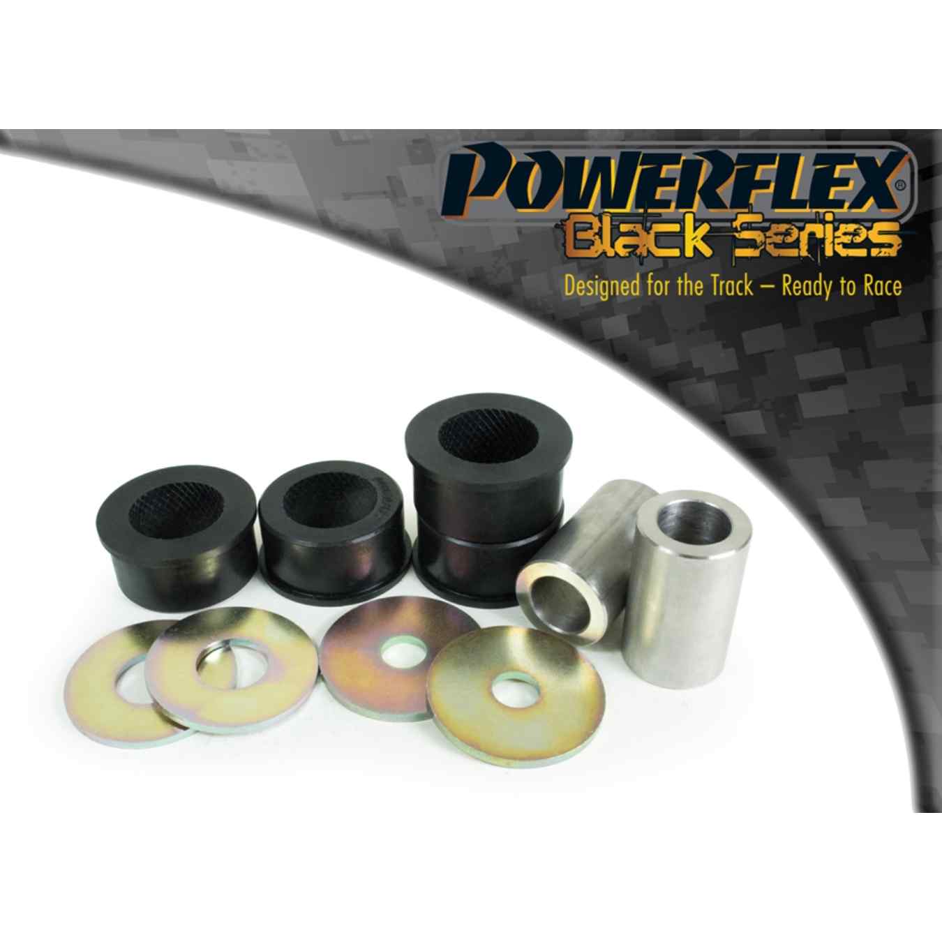 Silent bloc Powerflex arrière de bras de suspension avant black series N°2 PFF57-203BLK