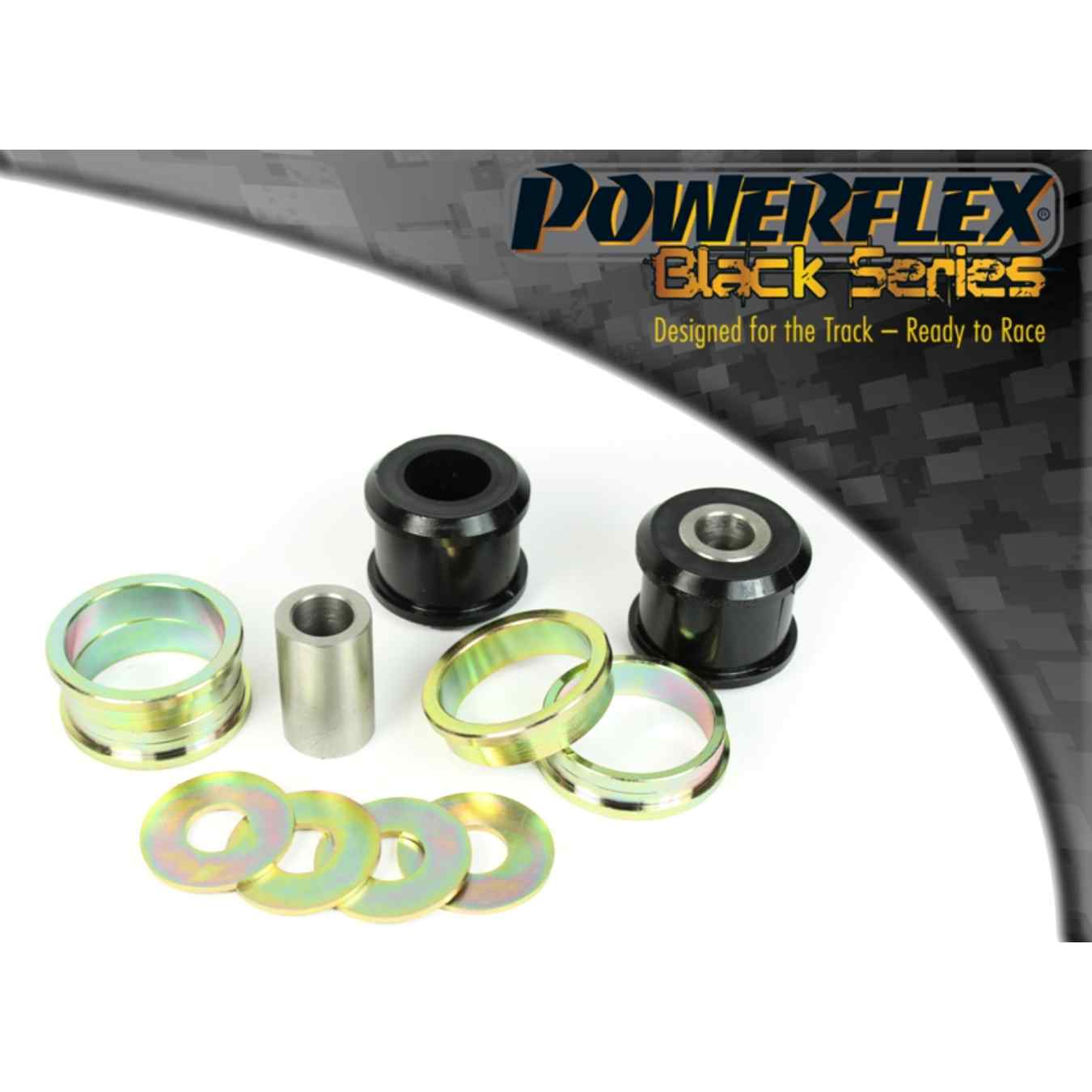 Silent bloc Powerflex arrière de bras de suspension avant black series N°1 PFF60-701BLK