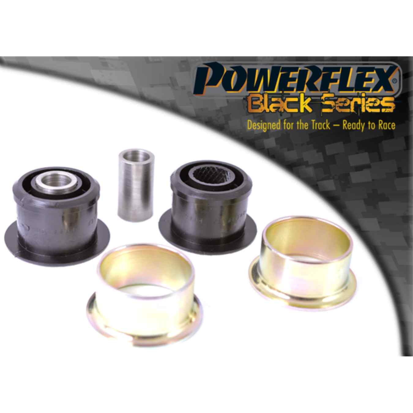 Silent bloc Powerflex arrière de bras de suspension avant black series N°2 PFF88-202BLK