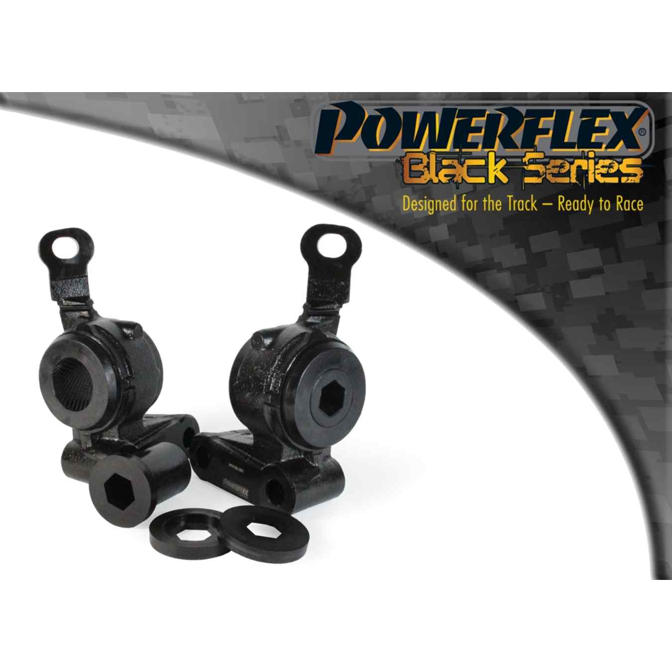 Silent bloc Powerflex arrière de bras de suspension avant black series N°1 PFF5K-201BLK