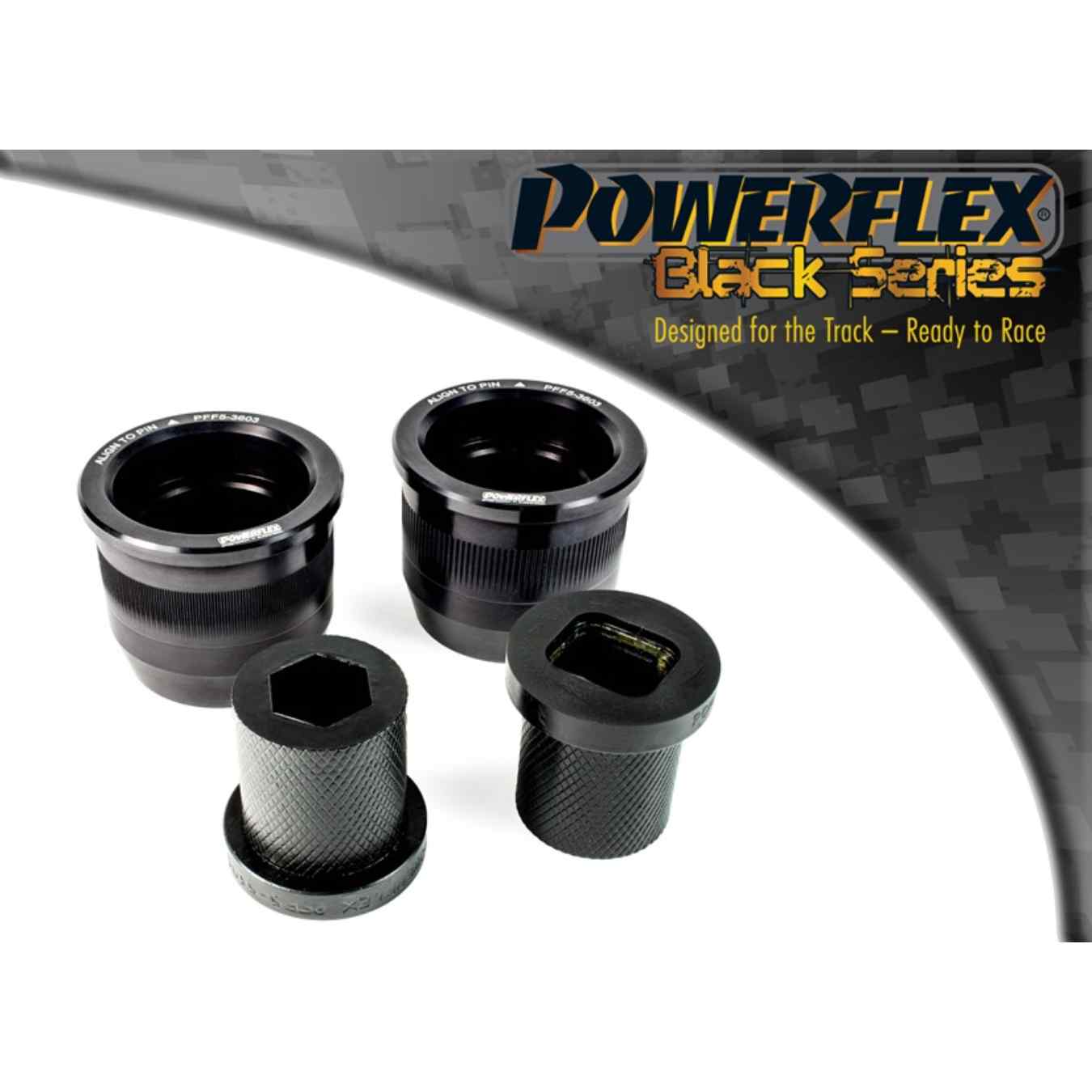 Silent bloc Powerflex arrière de bras de suspension avant black series N°1 PFF5-3603BLK