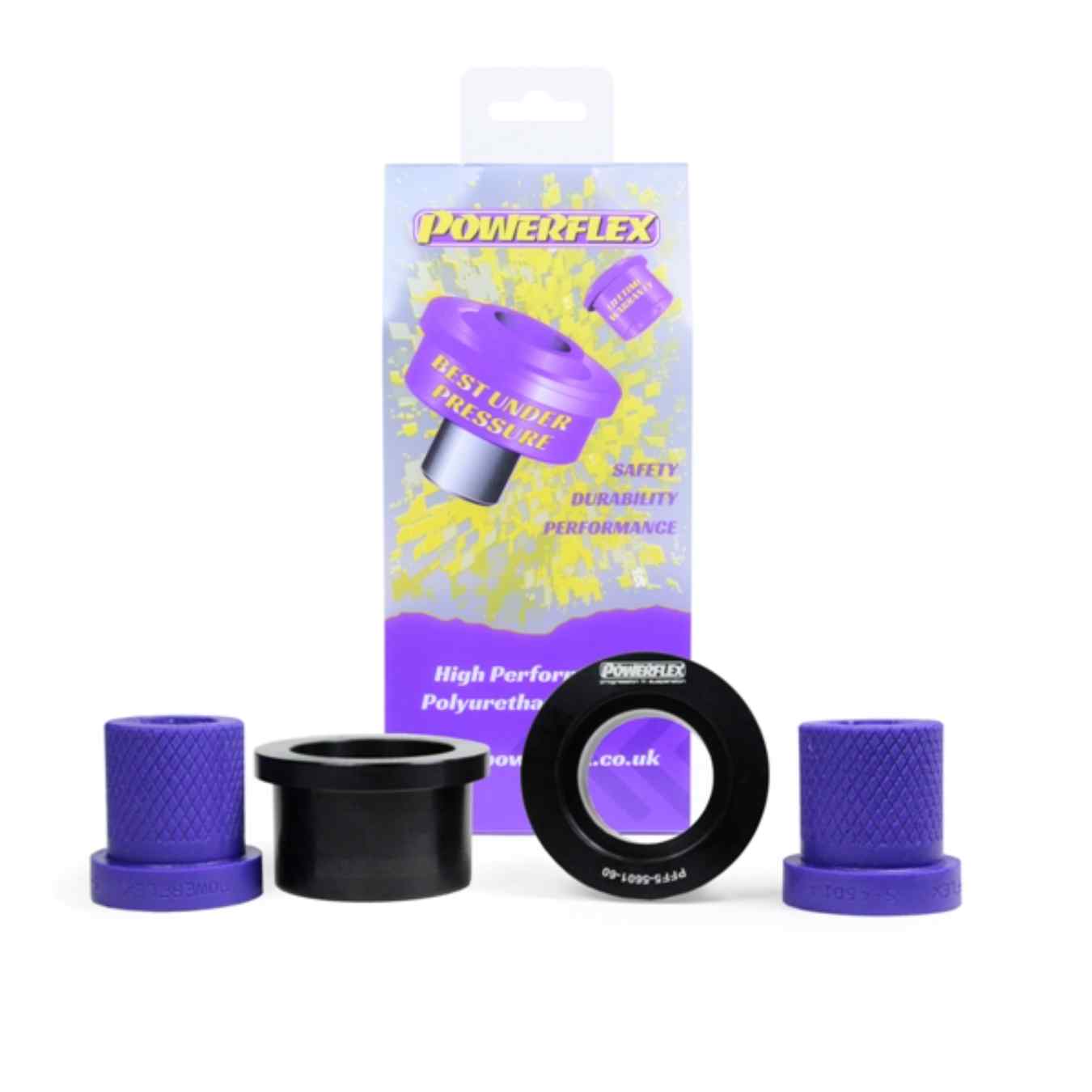 Silent bloc Powerflex arrière de bras de suspension avant, insert alu road series N°1 PFF5-5601-60