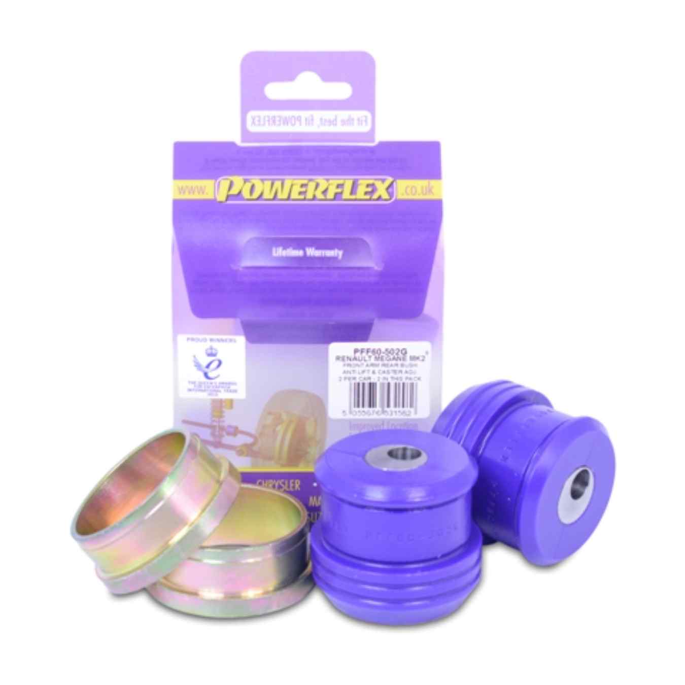 Silent bloc Powerflex arrière de bras de suspension avant, chasse additionnelle et anti-lift road series N°2 PFF60-502G