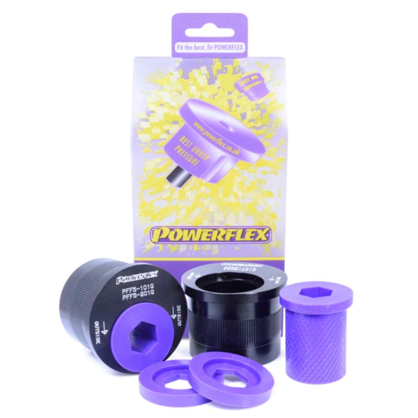 Silent bloc Powerflex arrière de bras de suspension avant, chasse réglable road series N°1 PFF5-201G