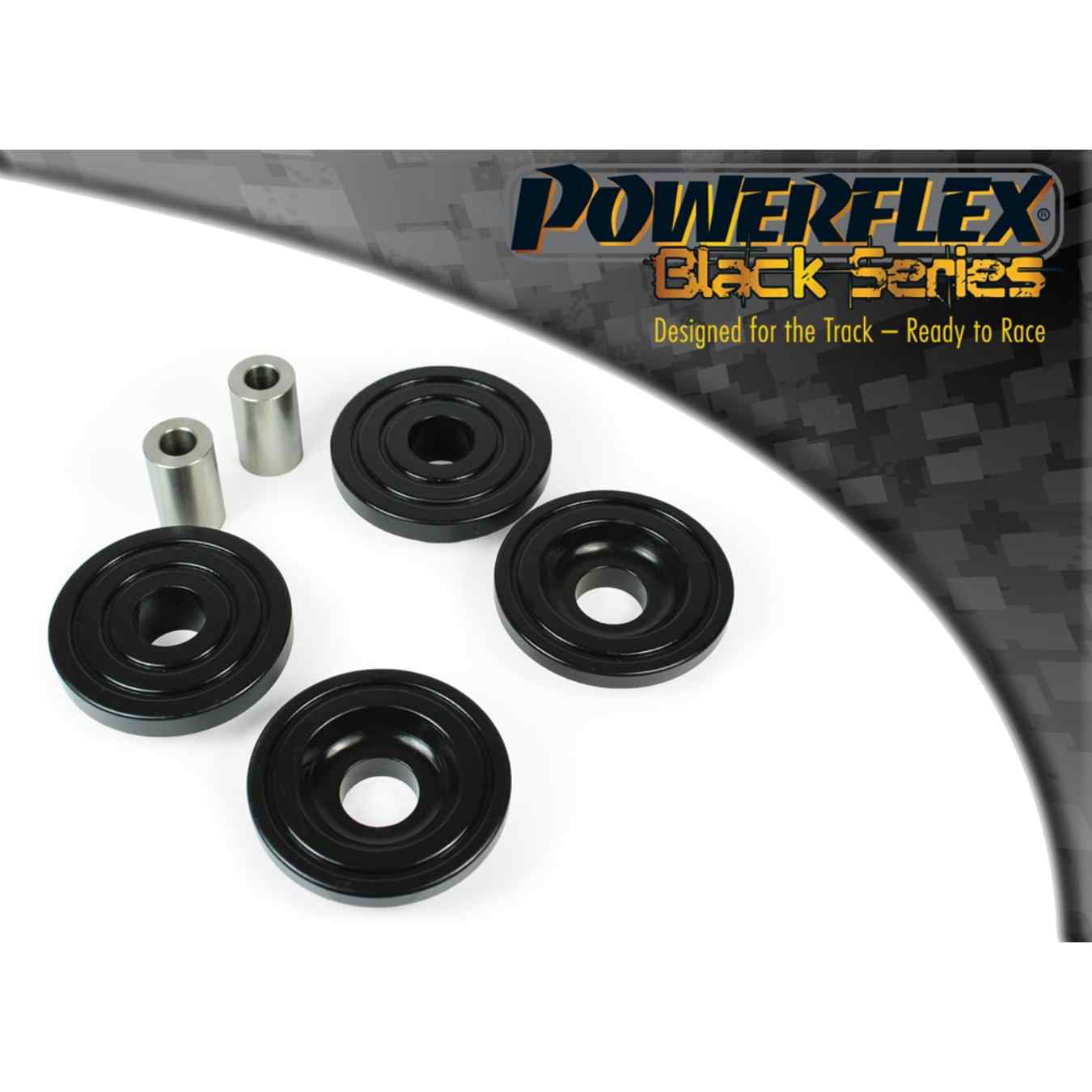 Silent bloc Powerflex arrière de différentiel arrière black series N°25 PFR85-525BLK