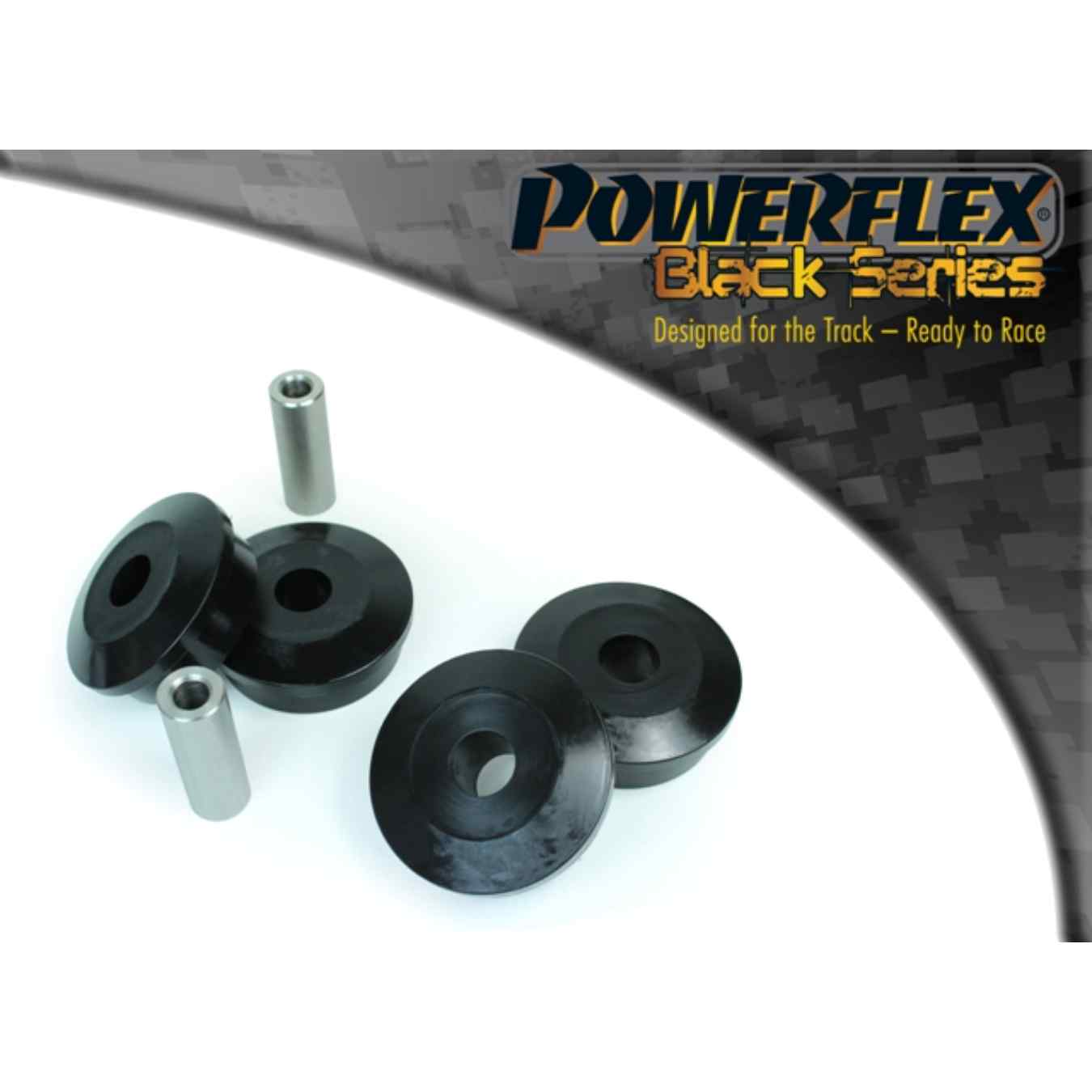 Silent bloc Powerflex arrière de différentiel arrière black series N°32 PFR3-1132BLK