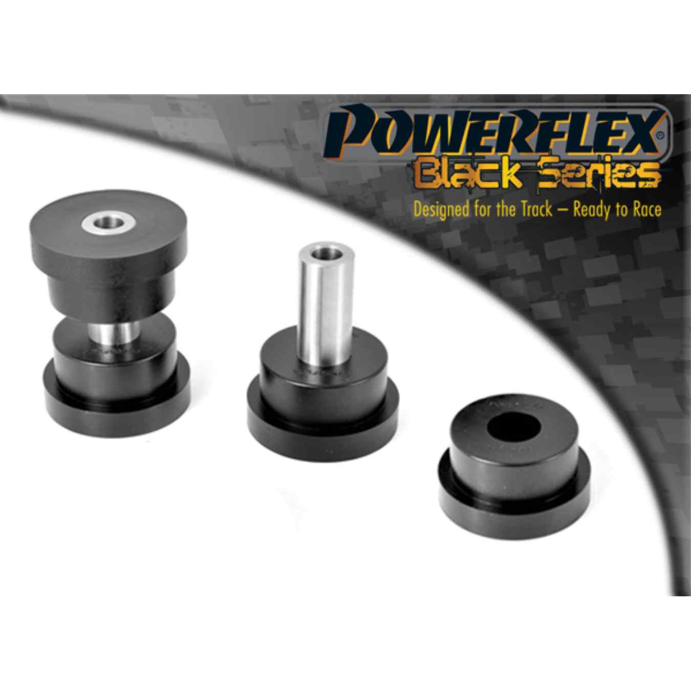 Silent bloc Powerflex avant de bras de suspension arrière black series N°11 PFR1-911BLK