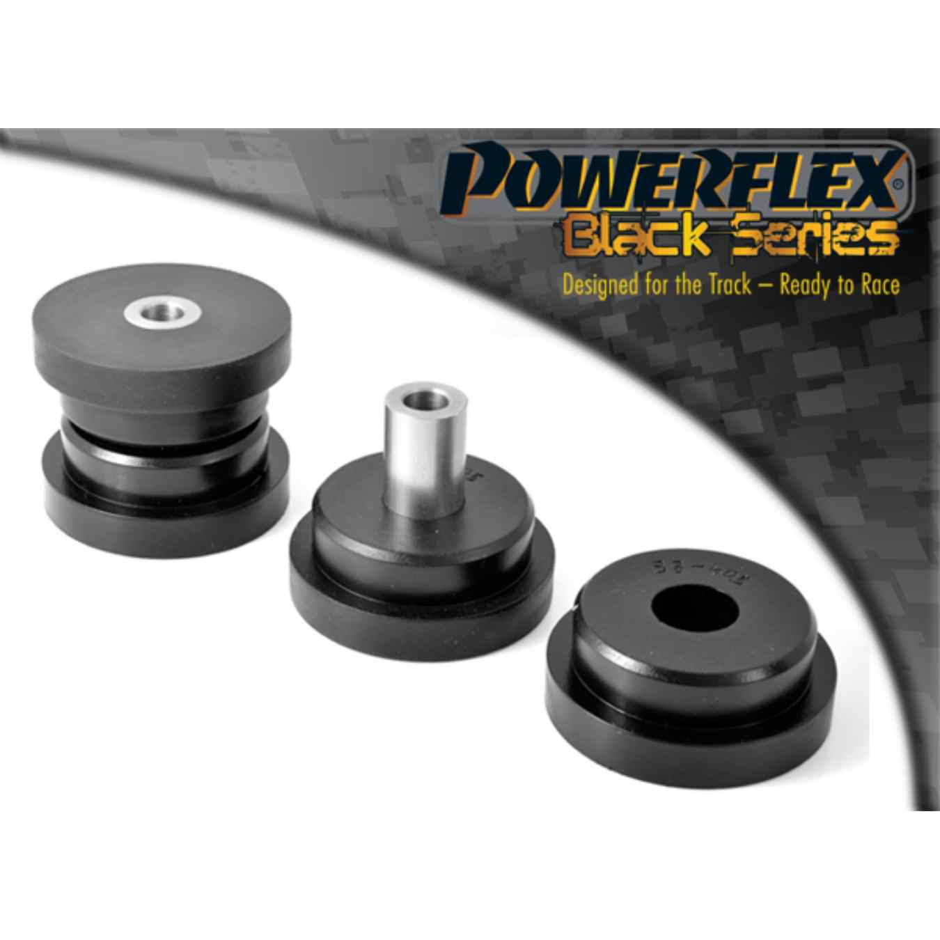 Silent bloc Powerflex avant de bras de suspension arrière black series N°10 PFR88-605BLK