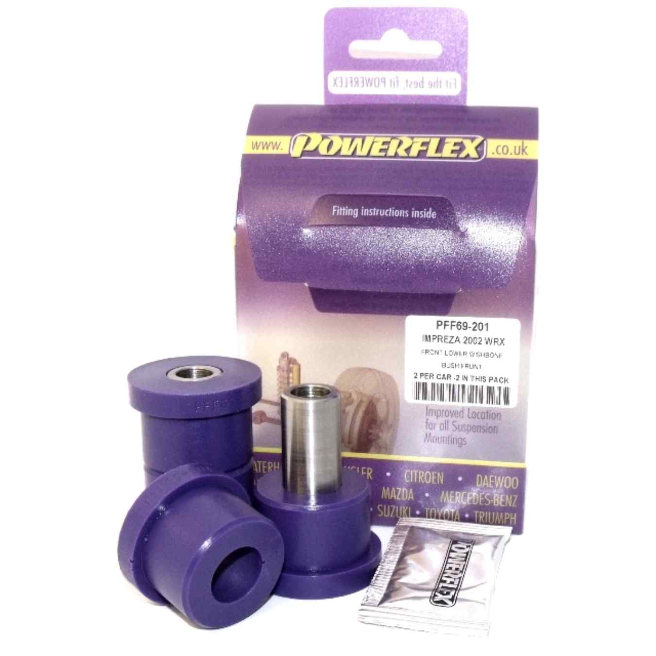 Silent bloc Powerflex avant de bras de suspension avant road series N°1 PFF69-201