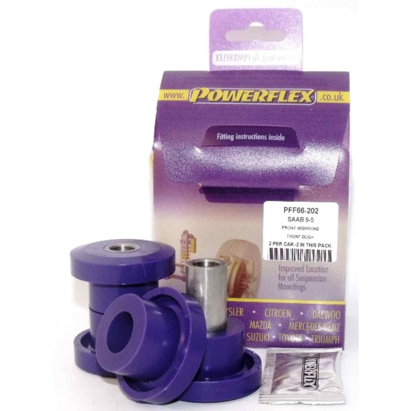 Silent bloc Powerflex avant de bras de suspension avant road series N°1 PFF66-202
