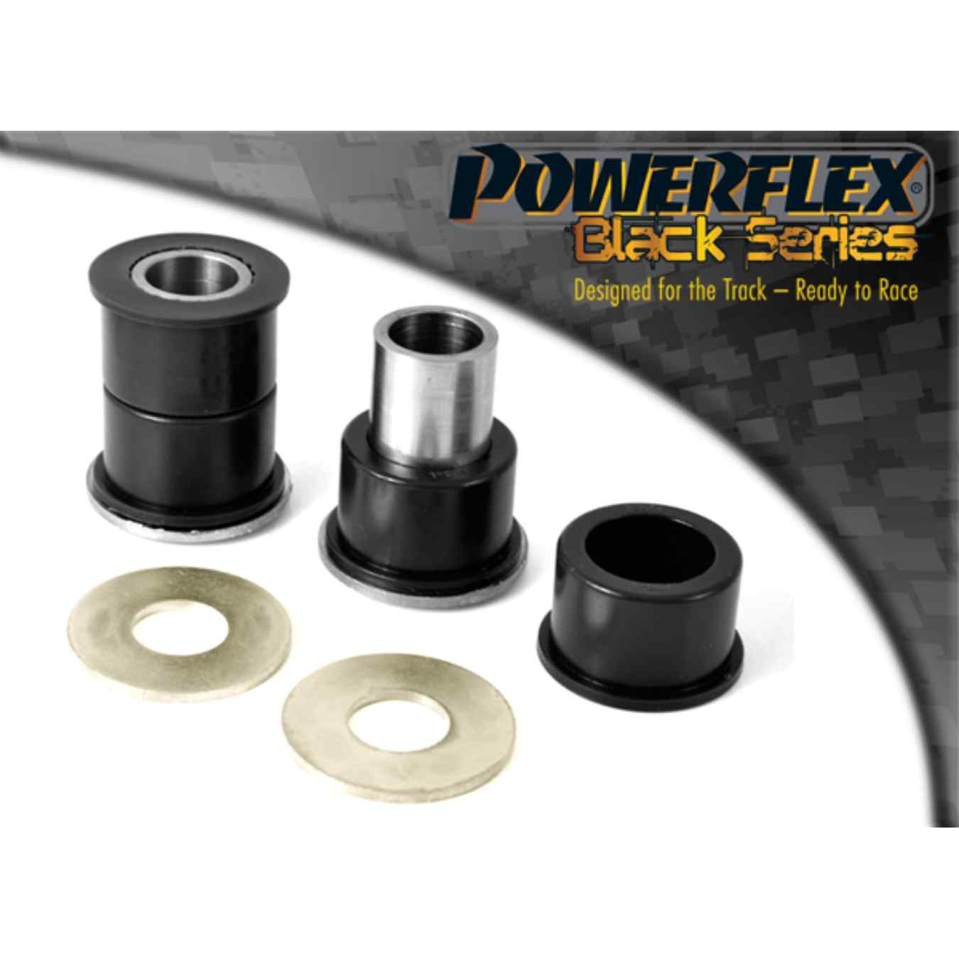 Silent bloc Powerflex avant de bras de suspension inférieur avant black series N°1 PFF1-811BLK