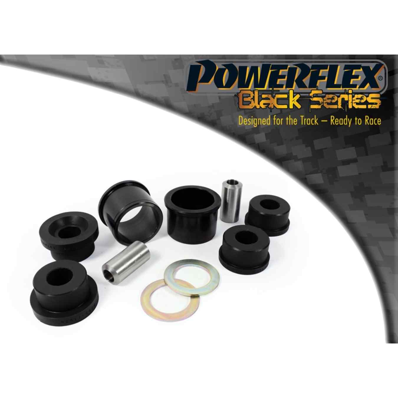 Silent bloc Powerflex avant de bras oscillants arrière black series N°10 PFR5-1103BLK
