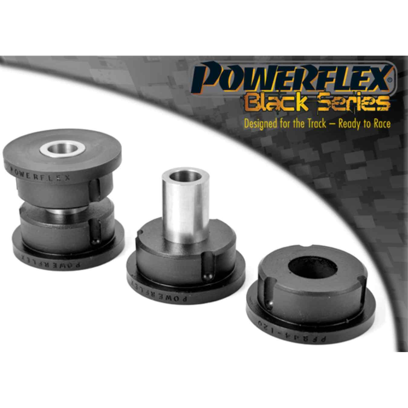 Silent bloc Powerflex avant de différentiel arrière black series N°14 PFR44-120BLK