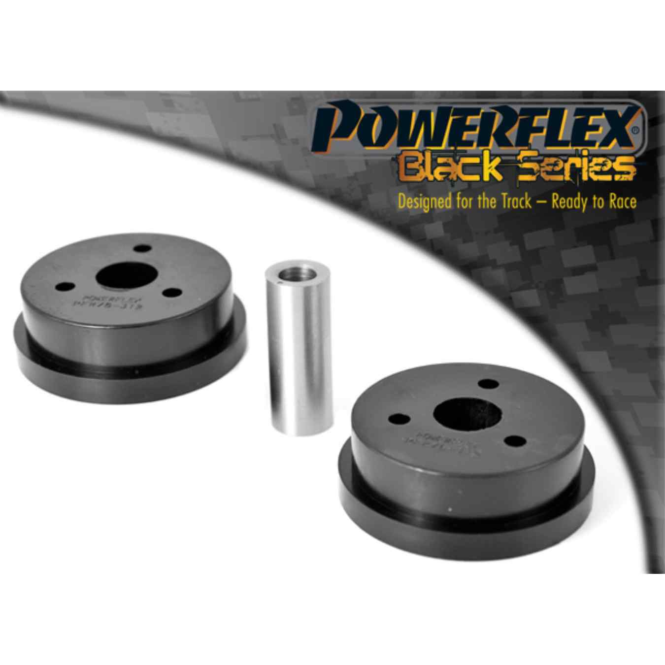 Silent bloc Powerflex avant de support moteur arrière inférieur black series N°8 PFR76-312BLK