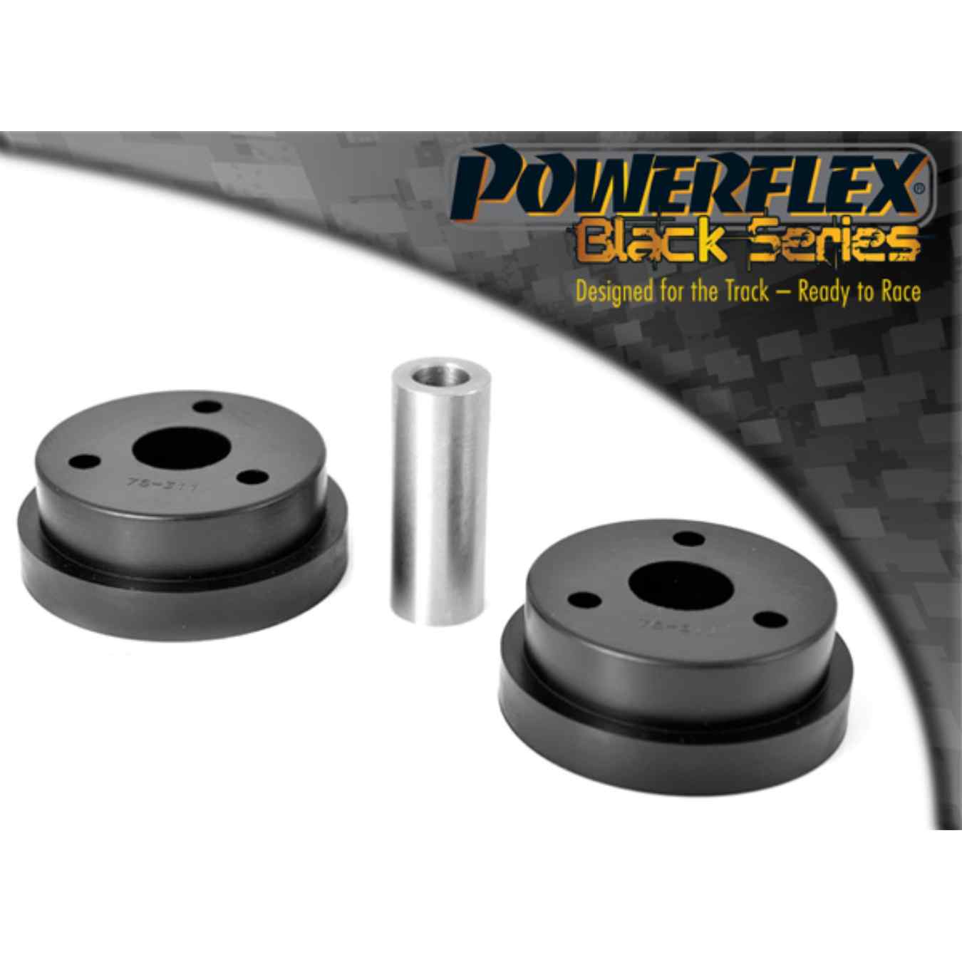 Silent bloc Powerflex avant de support moteur arrière inférieur black series N°8 PFR76-311BLK