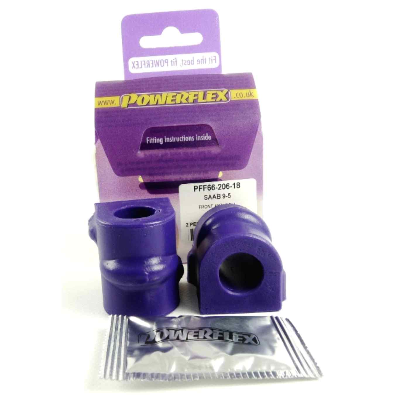 Silent bloc Powerflex barre anti-roulis avant 18mm road series N°3 PFF66-206-18