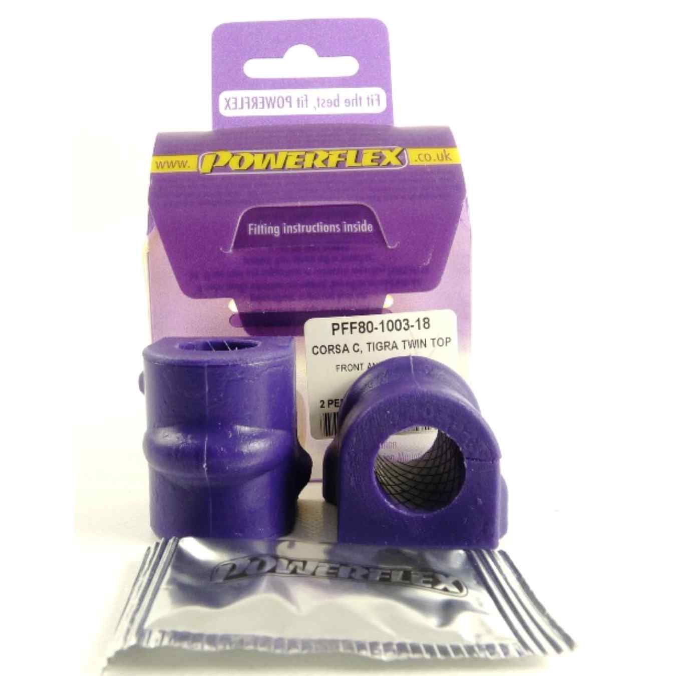Silent bloc Powerflex barre anti-roulis avant 18mm road series N°3 PFF80-1003-18