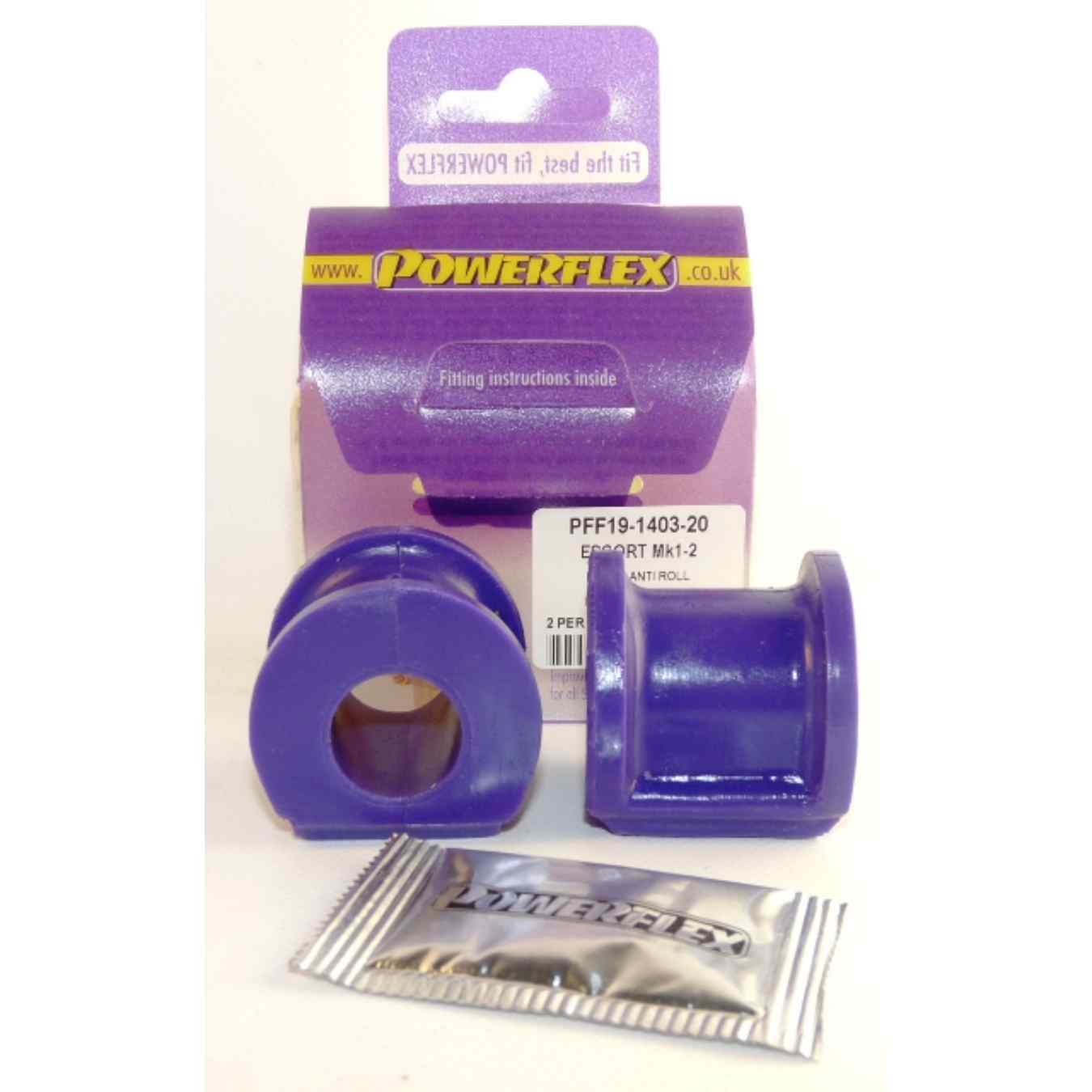 Silent bloc Powerflex barre anti-roulis avant 20mm road series N°3 PFF19-1403-20