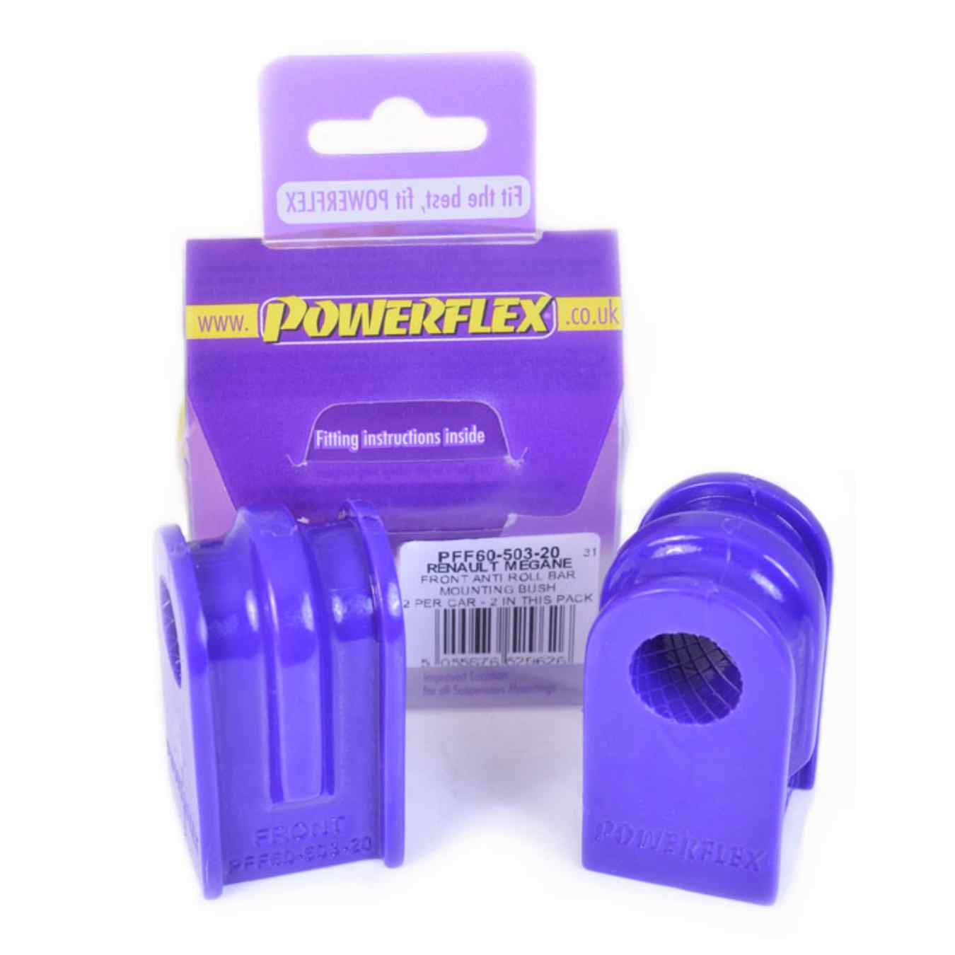 Silent bloc Powerflex barre anti-roulis avant 20mm road series N°3 PFF60-503-20