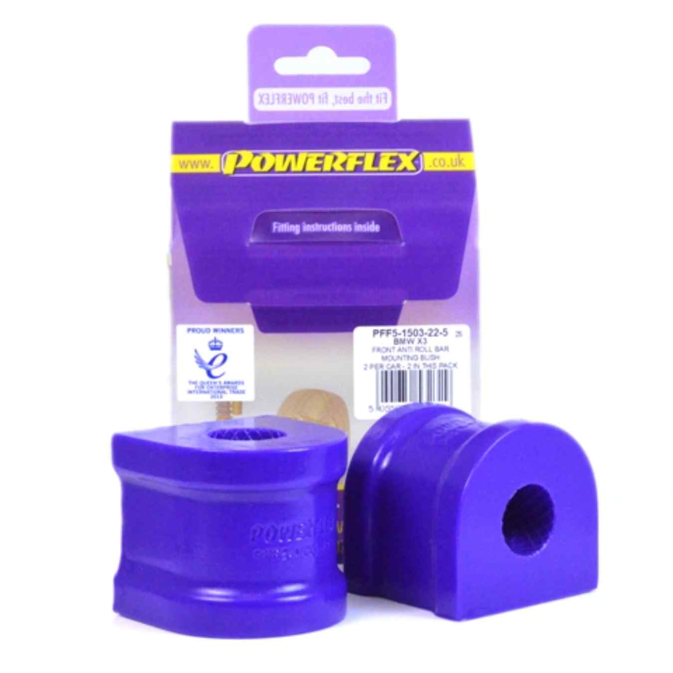 Silent bloc Powerflex barre anti-roulis avant 22/5mm road series N°3 PFF5-1503-22/5