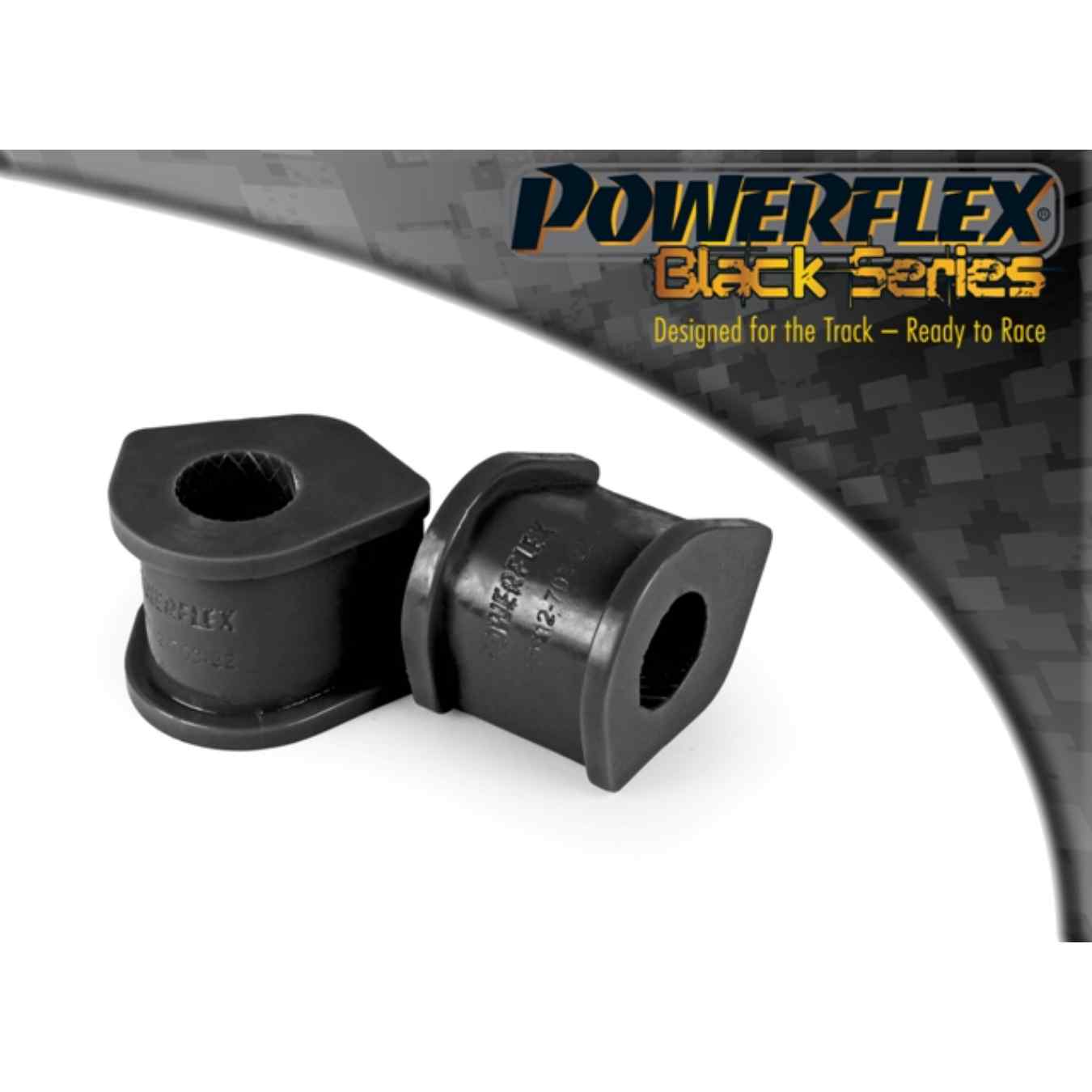 Silent bloc Powerflex barre anti-roulis avant 22mm black series N°3 PFF12-703-22BLK