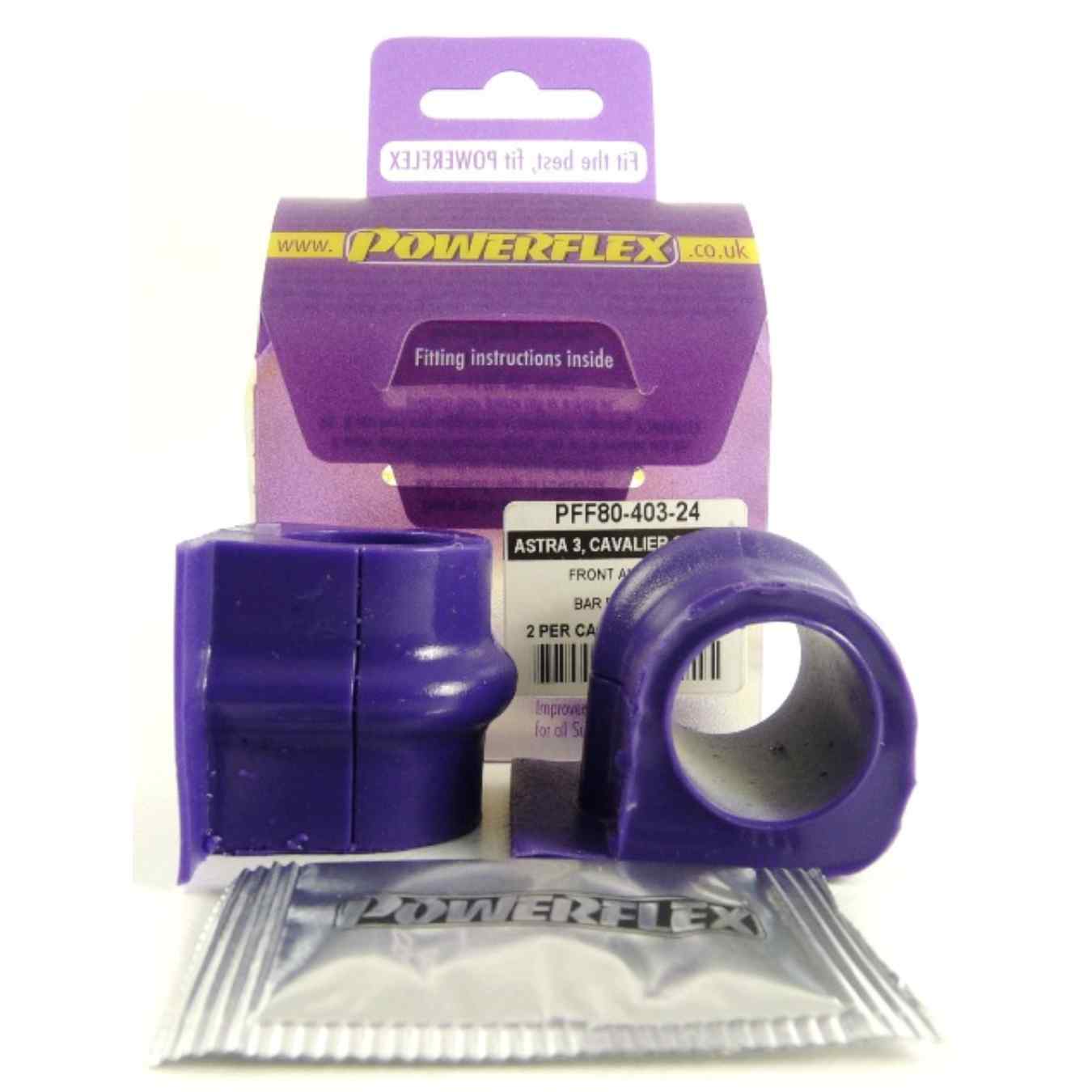 Silent bloc Powerflex barre anti-roulis avant 24mm road series N°3 PFF80-403-24
