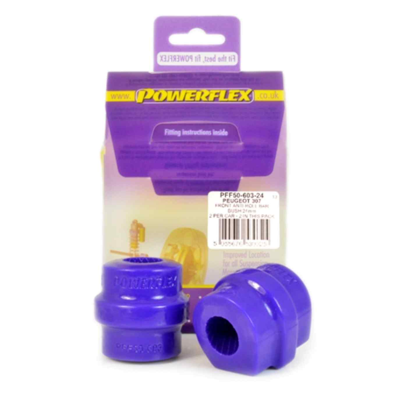 Silent bloc Powerflex barre anti-roulis avant 24mm road series N°3 PFF50-603-24