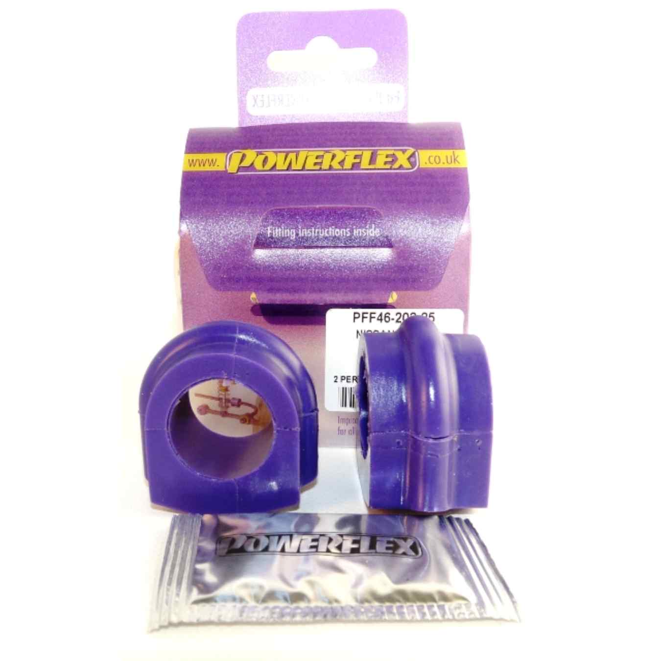 Silent bloc Powerflex barre anti-roulis avant 25mm road series N°2 PFF46-202-25