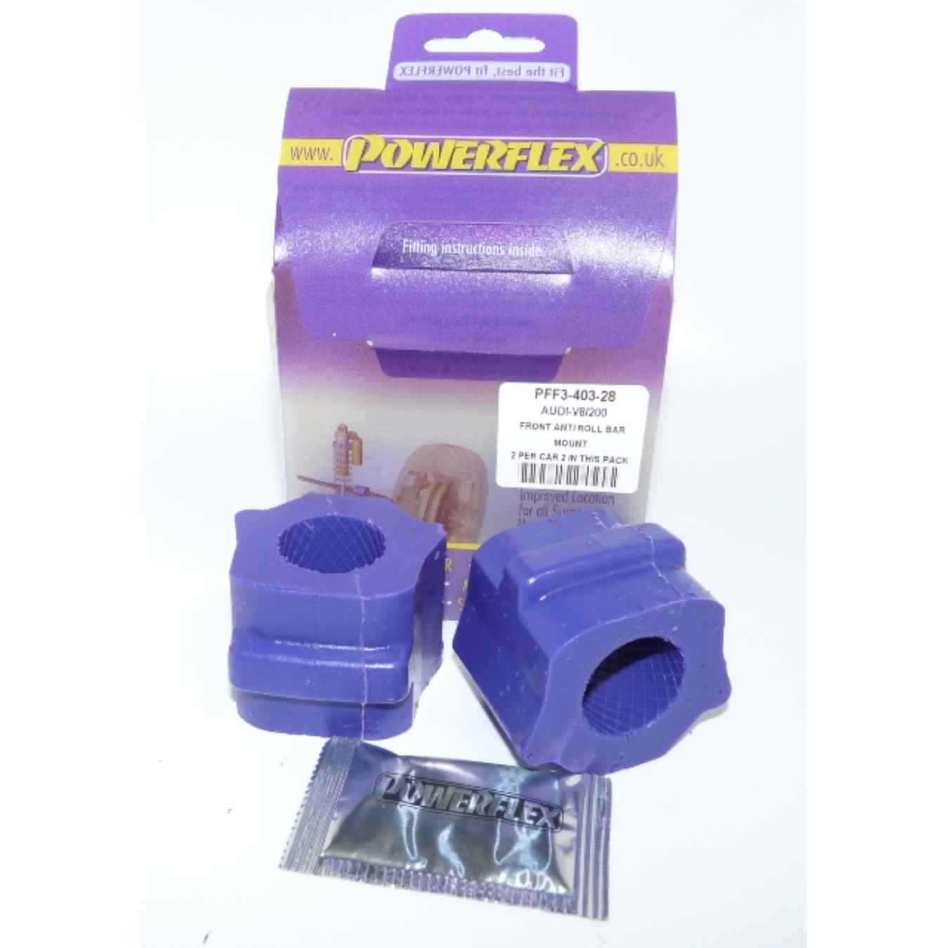 Silent bloc Powerflex barre anti-roulis avant 28mm road series N°3 PFF3-403-28