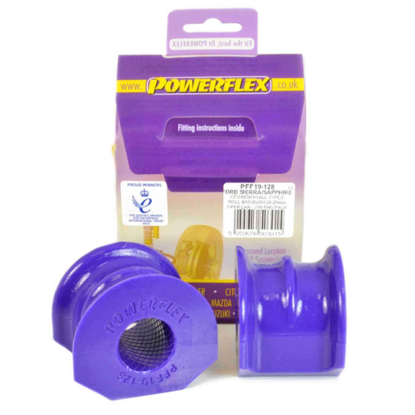 Silent bloc Powerflex barre anti-roulis avant 28mm road series N°3 PFF19-128