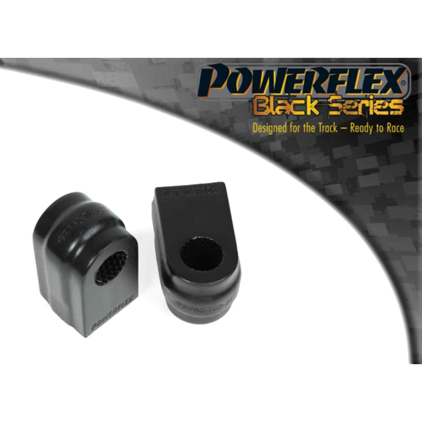 Silent bloc Powerflex barre anti-roulis avant black series N°3 PFF60-703-22BLK