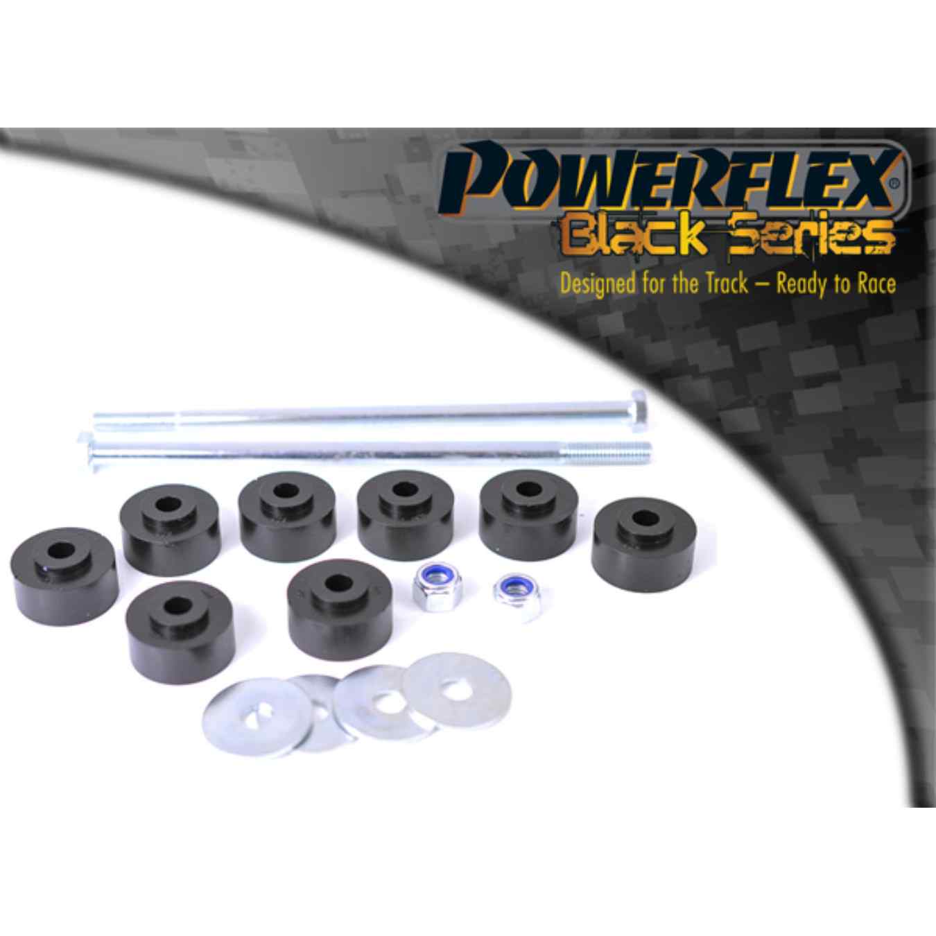 Silent bloc Powerflex barre anti-roulis avant black series N°4 PFF80-308BLK