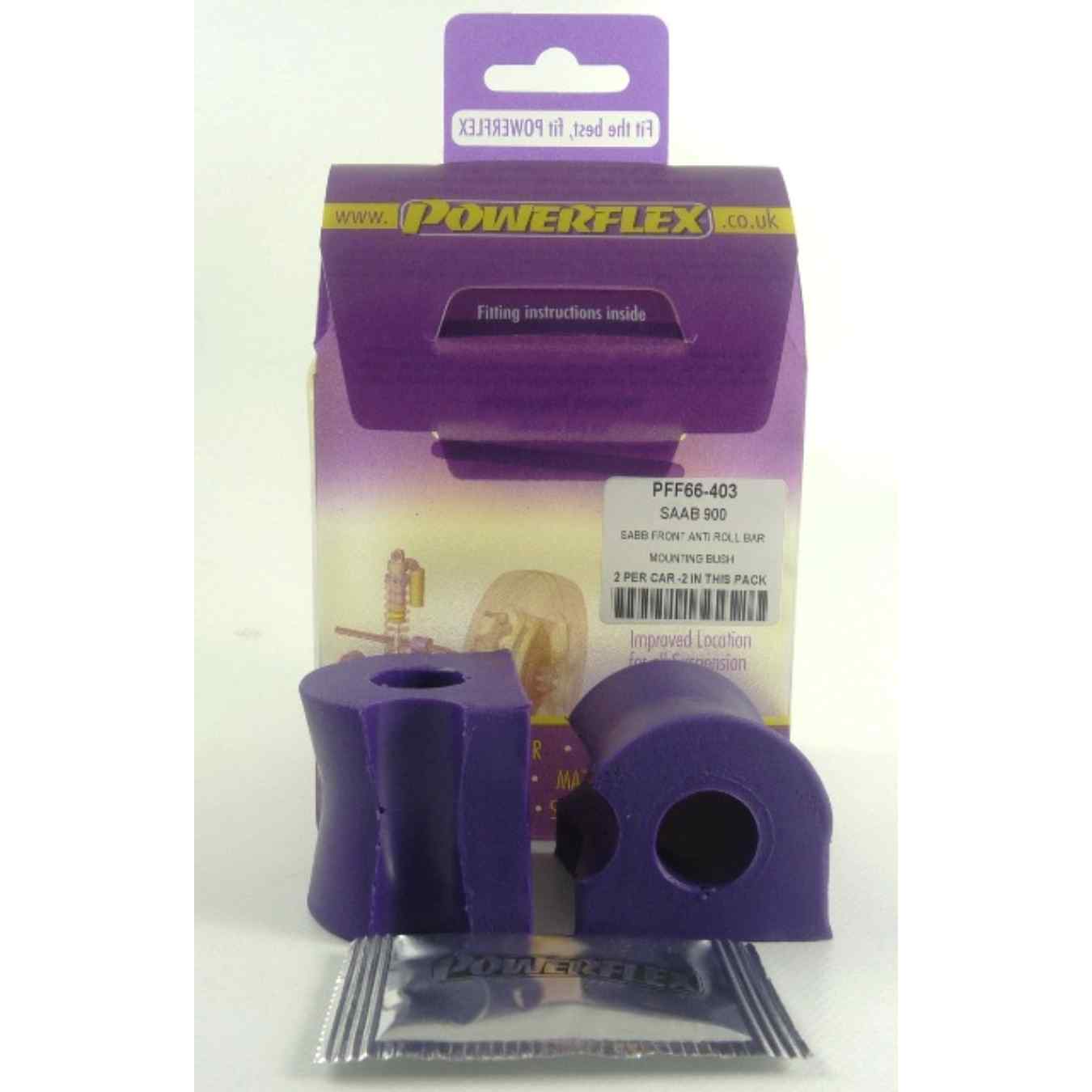 Silent bloc Powerflex barre anti-roulis avant road series N°3 PFF66-403